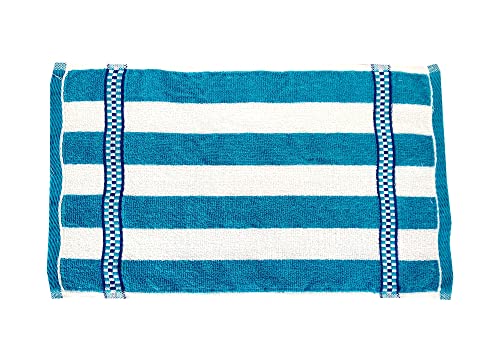 Image of Space Fly Cotton Striped Hand Towels High Absorbent, Size: 11X 17 inch (Multi Color, Set of 6)