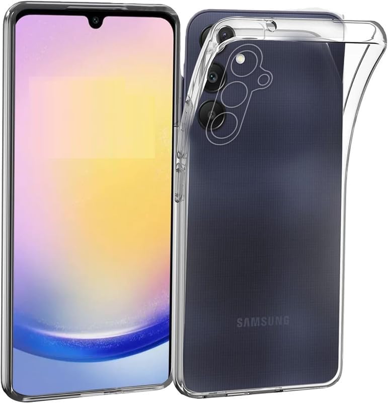 Image of Case Creation New Samsung A35 5G Premium Imported 0.3mm Crystal Clear Totu Silicone Transparent Flexible Soft Corner Protection with TPU Slim Back Case Color Cover for A35 5G