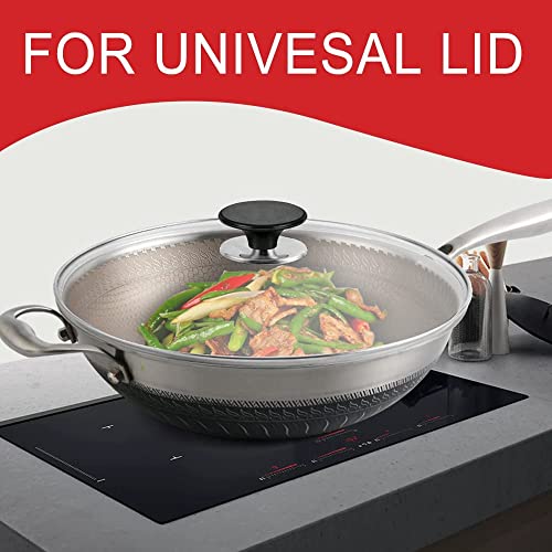 Pomello per forno olandese compatibile con padelle Le Creuset, manico di ricambio per coperchi di pentole, per Lodge, Aldi e altre pentole in ghisa smaltata (confezione da 1)