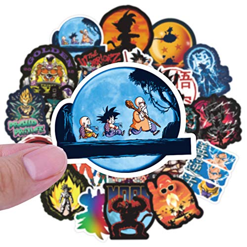 Huayao 50St. Dragon Laptop Aufkleber Anime wasserdichte Aufkleber für Skateboard Gepäck Helm Gitarre Super Z Aufkleber