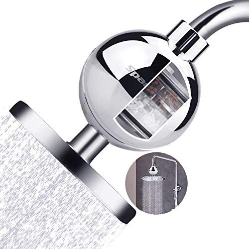 Spardar Shower Water Filter Ball High Output Universal Shower Replaceable Multi Stage Filter