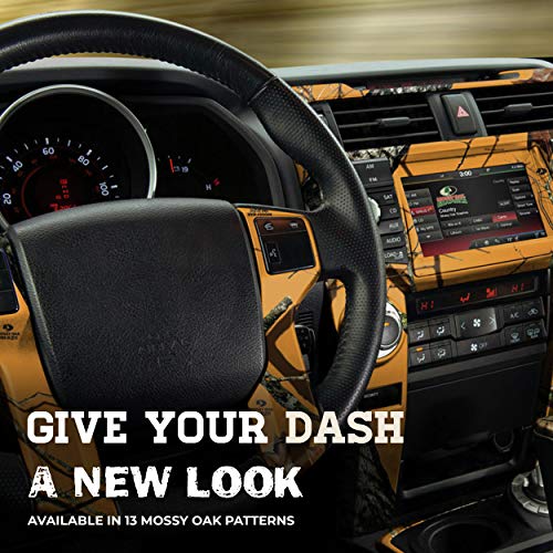 Mossy Oak Graphics Interior Auto Dash Kit, Easy to Install, No-fade, Cast Vinyl, Shadow Grass Bl 14011-SGB