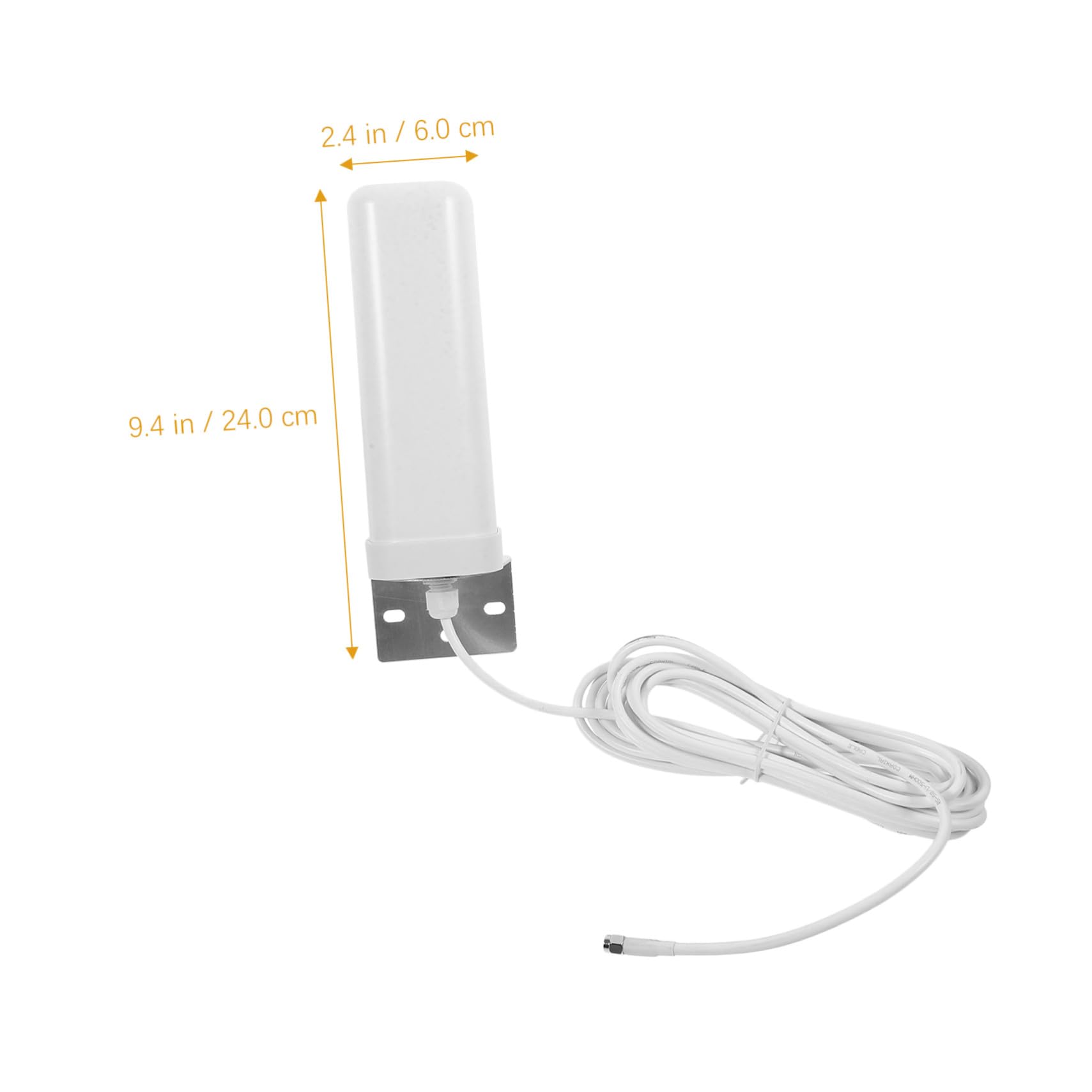 Hemobllo Routeur en pour Extérieur Intérieur Plastique 16-18dbi Antenne Omnidirectionnelle 3g 4g Stable Métal Extérieure