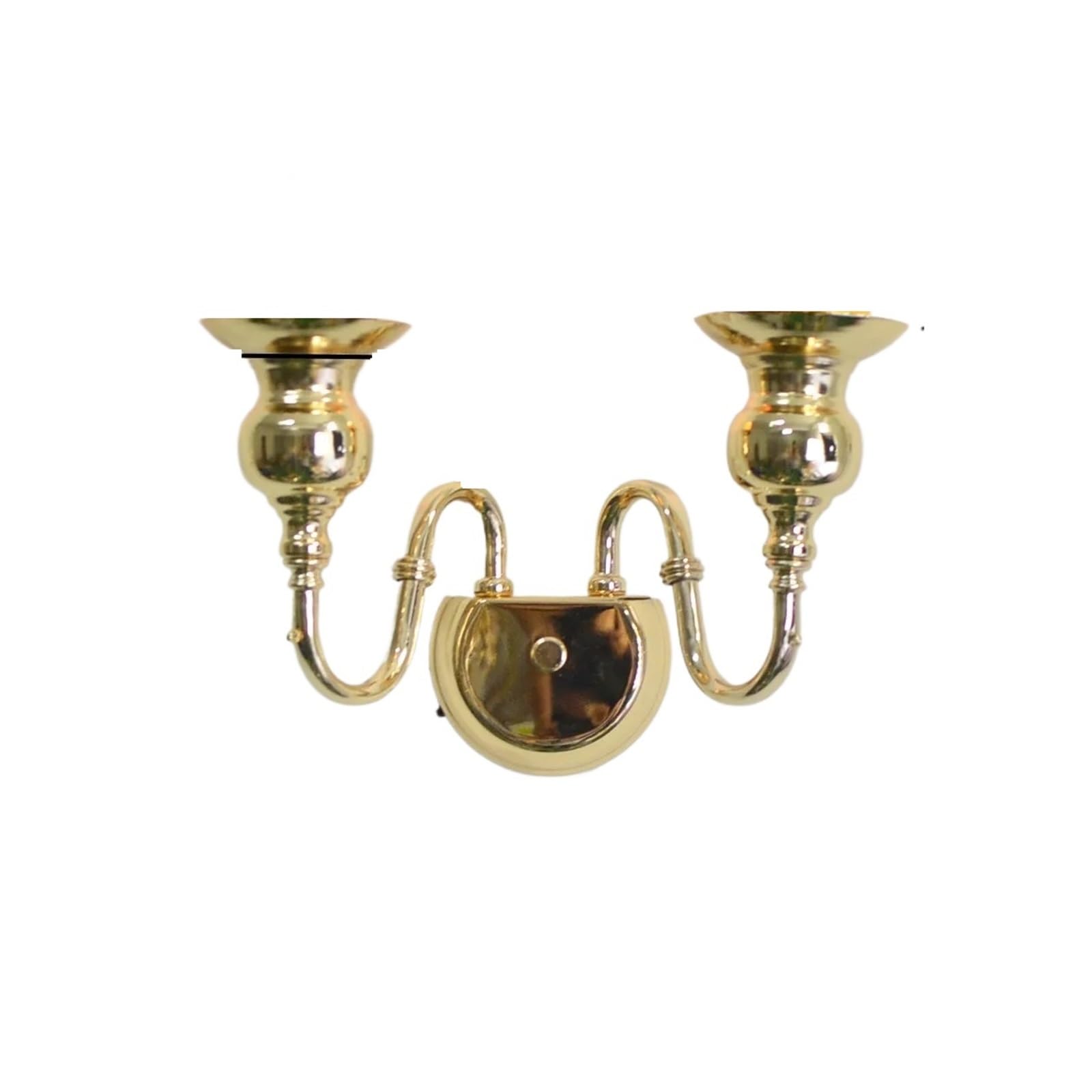 Wall Candle Sconce Holder Wall Candle Holder Simple Gold Wedding Decoration(Color4)