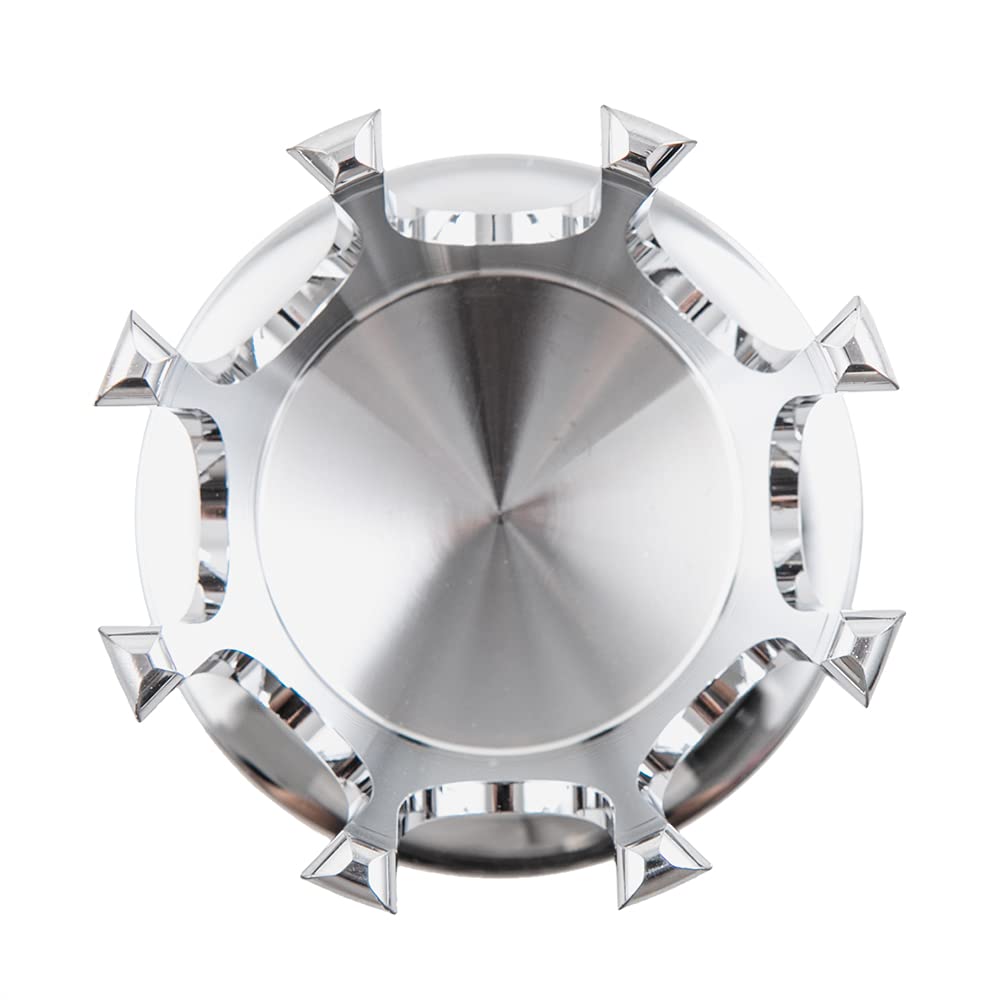 Tapa de tanque de combustible de motocicleta CNC con corona de aceite para Sportster XL1200 883 48 Softail Dyna FXD FLST Road King 1996-2021 Plata