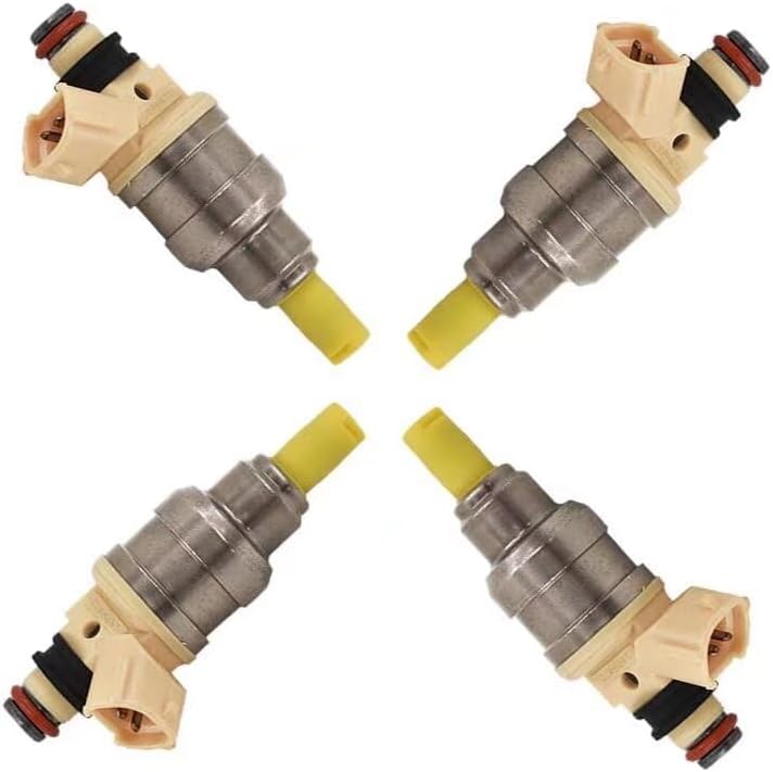 4X Fuel Injector INP-470 15710-58B00 Compatible replacement 1998 Tracker, 1992-1998 Sidekick, 1996-1998 X-90, 1992-1997 Geo Tracker 1.6L