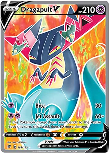 Carta Pokémon Dragapult V Full Arte Rixa Rebelde Original