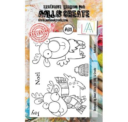 Reindeer 611 'AALL and Create' Clear Stamps