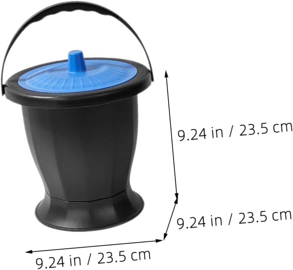 Spittoons Urinal Portable Urinal Toilet Plastic Bedpan Lid Easy to Clean