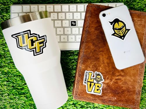 Image of UCF Stickers Knights Decals Car Water Bottle Vinyl Football Gifts 14 Pc