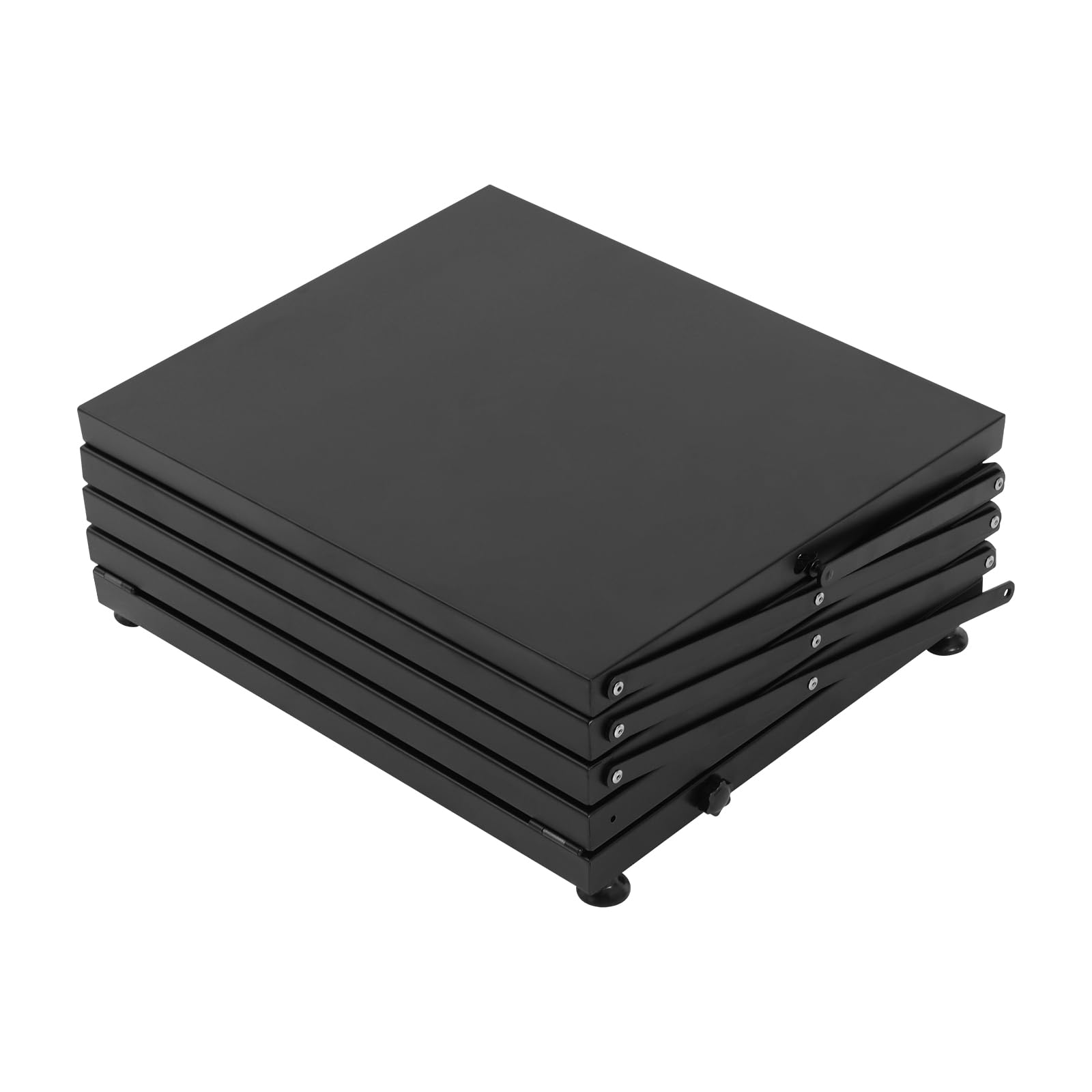 Prospektständer 3 Ebenen Faltbar Zeitschriftenhalter Doppelreihe Broschürenständer Metall mit Verstärkte Fußpolster und Erhobene Kanten 45x36,8cm zeitschriftenständer für Büro und Messe