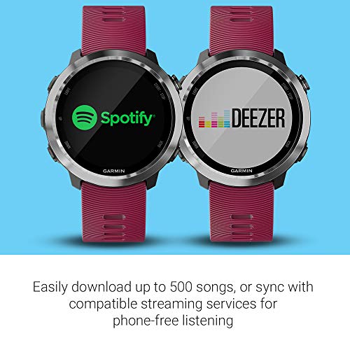 Relógio Esportivo Garmin Forerunner 645 Music Cereja 010-01863-31 com GPS e Monitor Cardíaco