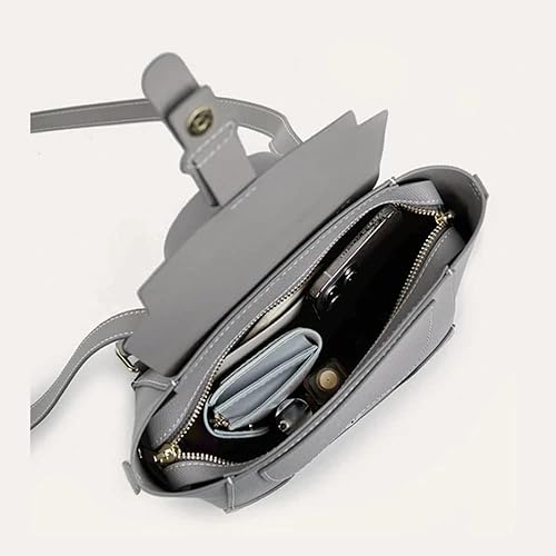 Miniatura 4 de POPSEWING Bolsa Maestro de cuero, kit de bricolaje, bolsa de hombro cruzada con kit de costura, kit de bolsa hecha a mano para mamá, novia, regalo