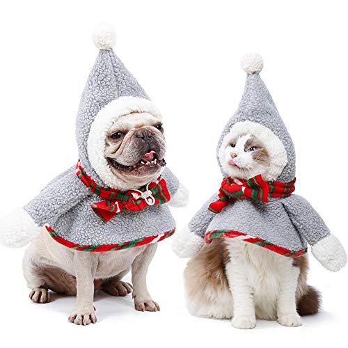 Disfraz de muñeco de nieve para perro pequeño miniatura 3