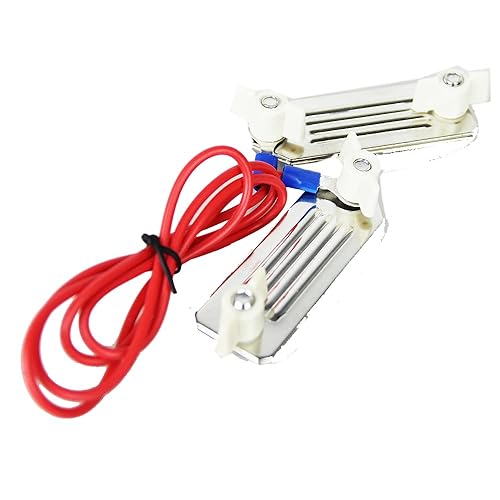 Conector de cinta eléctrica para valla con 2 placas de cinta de 1.575in para conexión de valla eléctrica