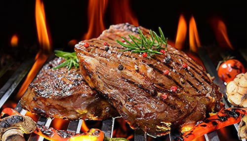 Fire & Flavor Hickory Wood Chunks For Smoking And Grilling - All-Natural, Long-Lasting With A Mildly Sweet Flavor - Large Chunk Wood Chips For Smokers #TOP3