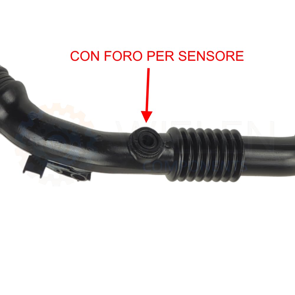 WIELEN COMPATIBILE CON MANICOTTO INTERCOOLER TUBO ARIA PER RENAULT KANGOO 1.5 dCi 8200824797 8200874705