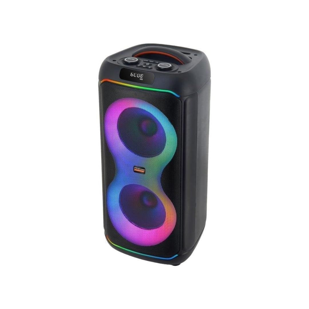 TrueVibe 8 Altavoz Bluetooth Portátil, 120 W PMPO, Woofer 8", Iluminación RGB, TWS, Entrada para Micrófono, Batería 3600 mAh, USB-C (120, Vatios, TrueVibe 8)
