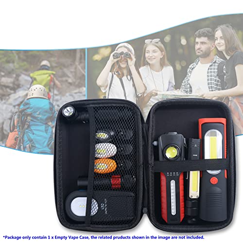 Wolfteeth-Vape-Case-Smell-Proof-Case-Vape-Holder-Vapor-Carrying-Case-Vape-Pen-Case-Vape-Pen-Holder-Vape-Pouch-Vape-Bag-Vape-Travel-Case-E-cig-Carrying-Case-Black-Empty-Case-Only-1309