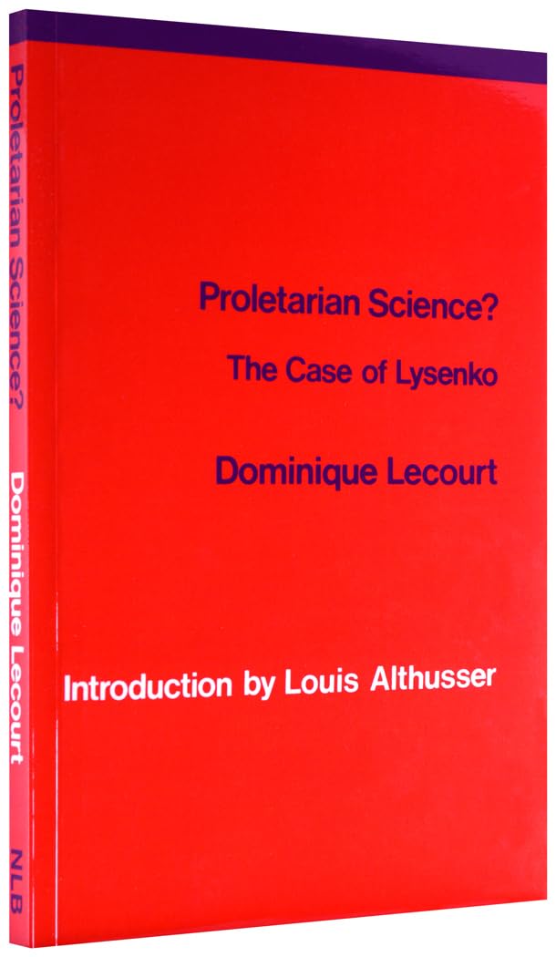 Proletarian Science?: The Case of Lysenko