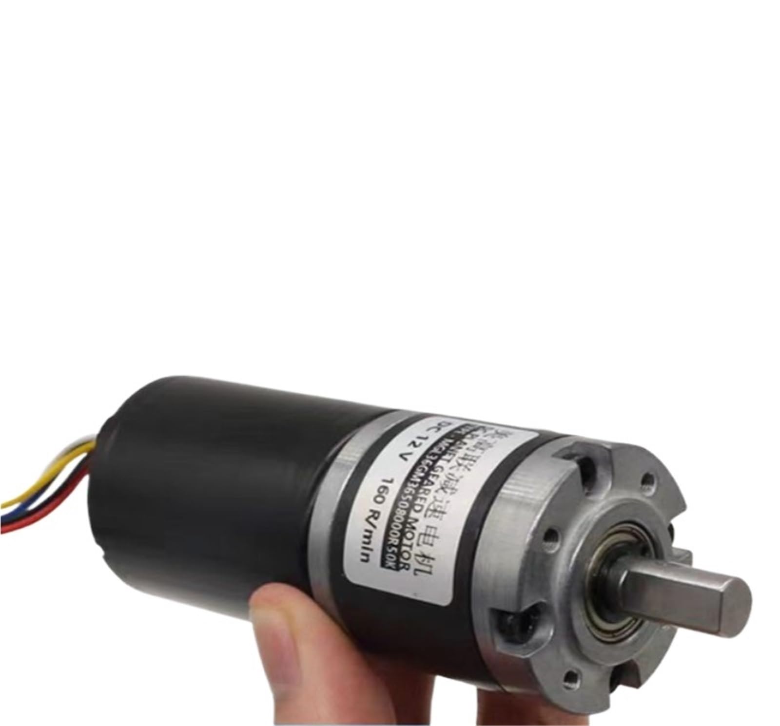EKFBQBGW 1pcs 36-3650 Planetary Deceleration Brushless electronic starter DC 12v24v Large Adjustable Forward and Reverse Rotation electronic starter(D8mm 17mm,1540RPM_24V 5 Wires)