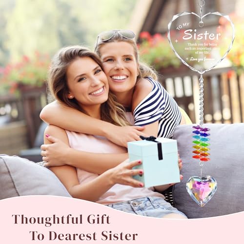 Sister Gifts - K9 Crystal Sun Catcher Sisters Gifts for Sister - image 4