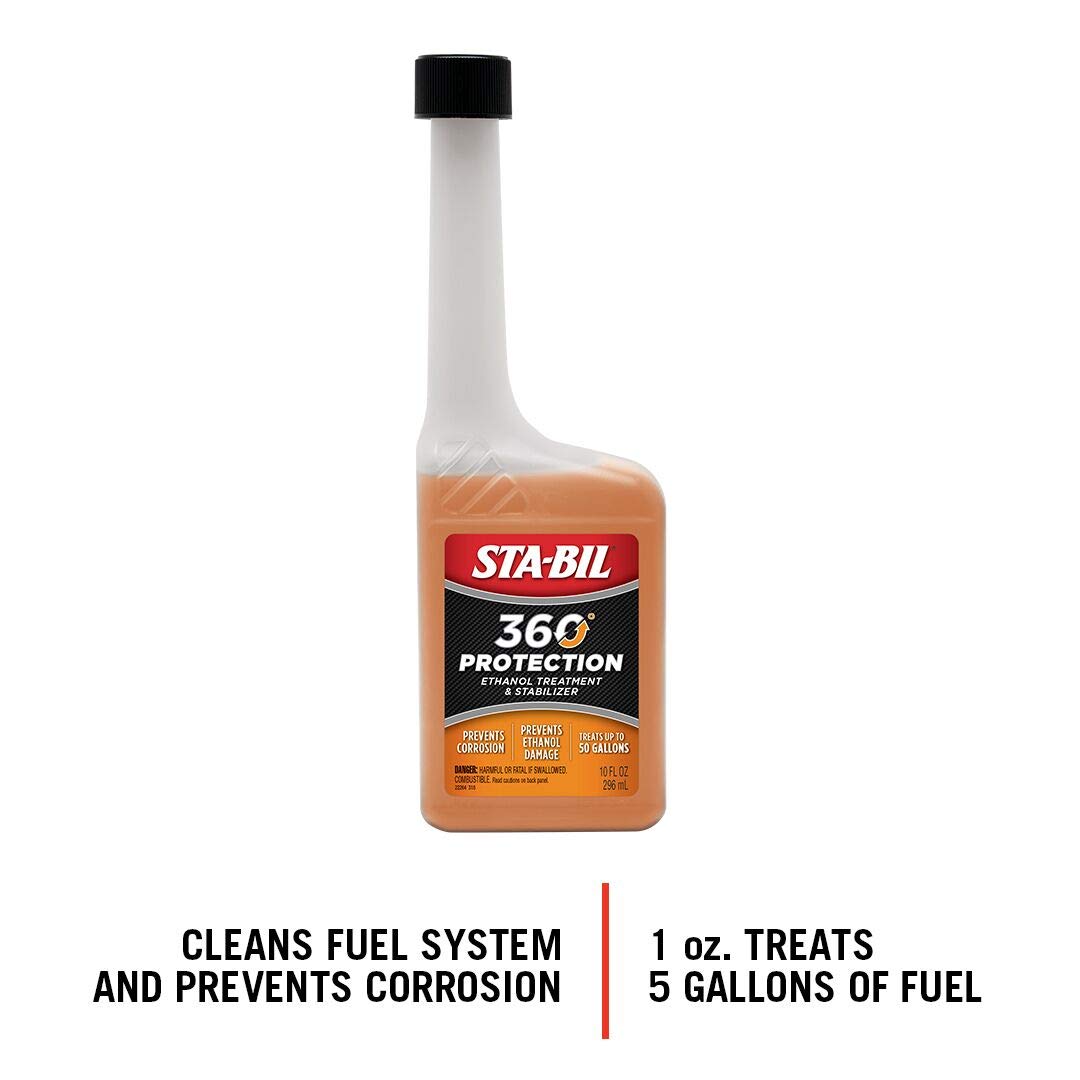 Amazon Com Sta Bil 22264 12pk 360 Protection Ethanol Treatment And Fuel Stabilizer Prevents Corrosion Prevents Ethanol Damage 10 Fl Oz 12 Pack Automotive