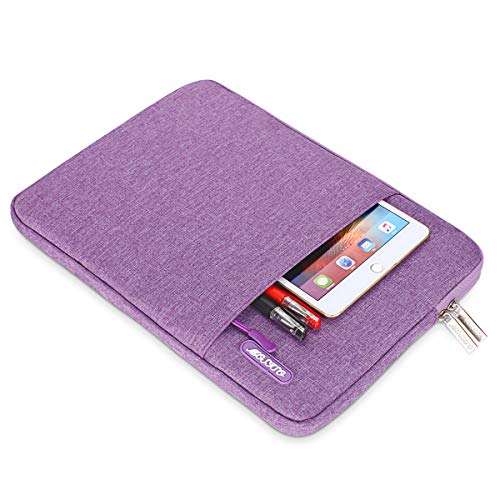 Image of MOSISO Laptop Case 14 inch, 14 inch Laptop Sleeve Compatible with HP Lenovo Dell ASUS Acer, HP Stream, Dell Latitude, Lenovo IdeaPad, Polyester Vertical Computer Sleeve Bag with Pocket, Ultra Violet