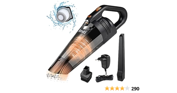 Aspiradora Sin-Cable Potente de Mano Coche - 9000PA 12V ...