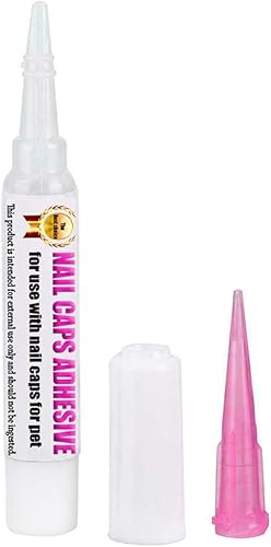 10pcs of Special Pet Nail Adhesive Glues & 20pcs of Applicator Tips for Cat Nail Caps and Dog Nail Caps(10pcs)