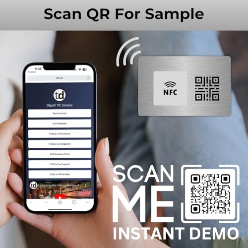 tinydabba SS steel finish NFC & QR-Enabled Business Card | Smart Digital Visiting Card by tinydabba | Custom design - 5