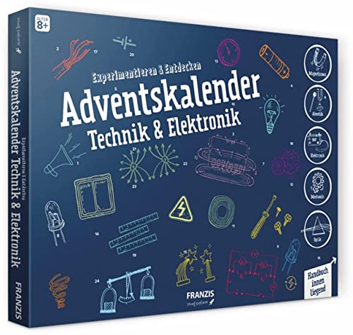 FRANZIS Adventskalender Technik & Elektronik | 24 spannende Versuche zum...