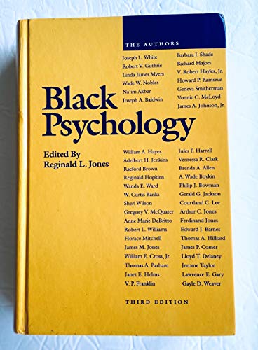 Black Psychology, 3rd Edition