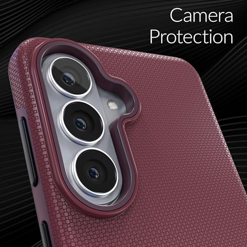 Image of Crave for Samsung Galaxy S26 Plus Case, Compatible with MagSafe Shockproof Protection Dual Layer Case for Samsung Galaxy S26 Plus (6.7 inch) - Berry