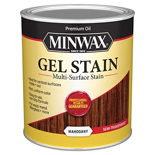 Minwax Gel Stain for Interior Wood Surfaces Quart Mahogany