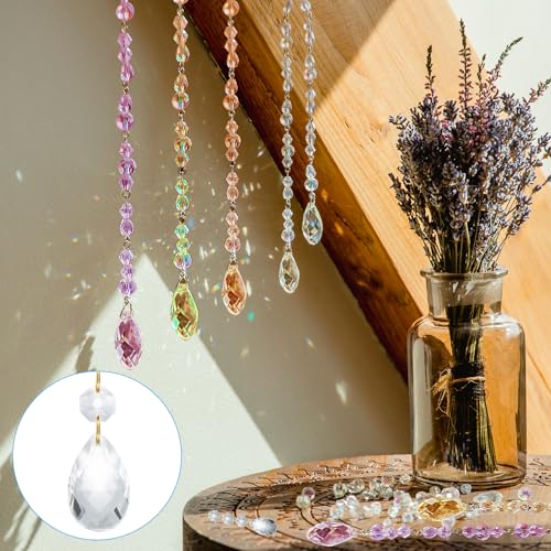 PATIKIL Clear Crystal Teardrop - Image 4