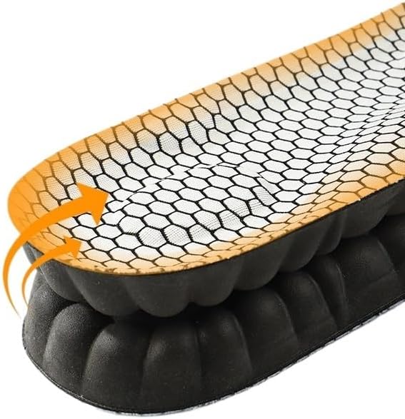 Graphene 4Dpu Massage Arch Insole Men's Shock-Absorbing Sweat-Absorbing Shit-Feeling