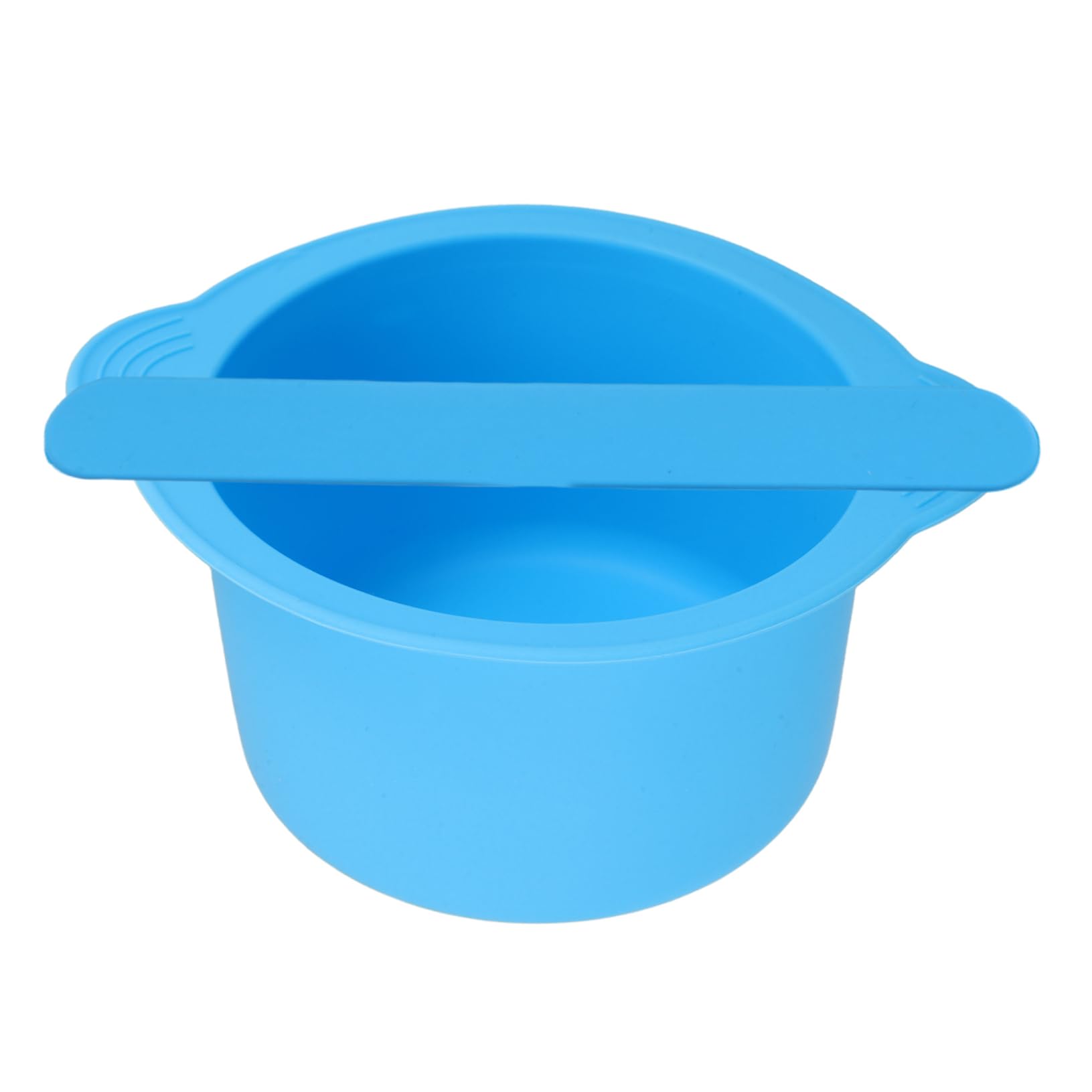 VICASKY 1 Set Of Blue Silicone Mask Mixing Bowl Foldable And Heat-resistant Silicone Bowl For Wax Melting And Beauty Wax Machine Liner