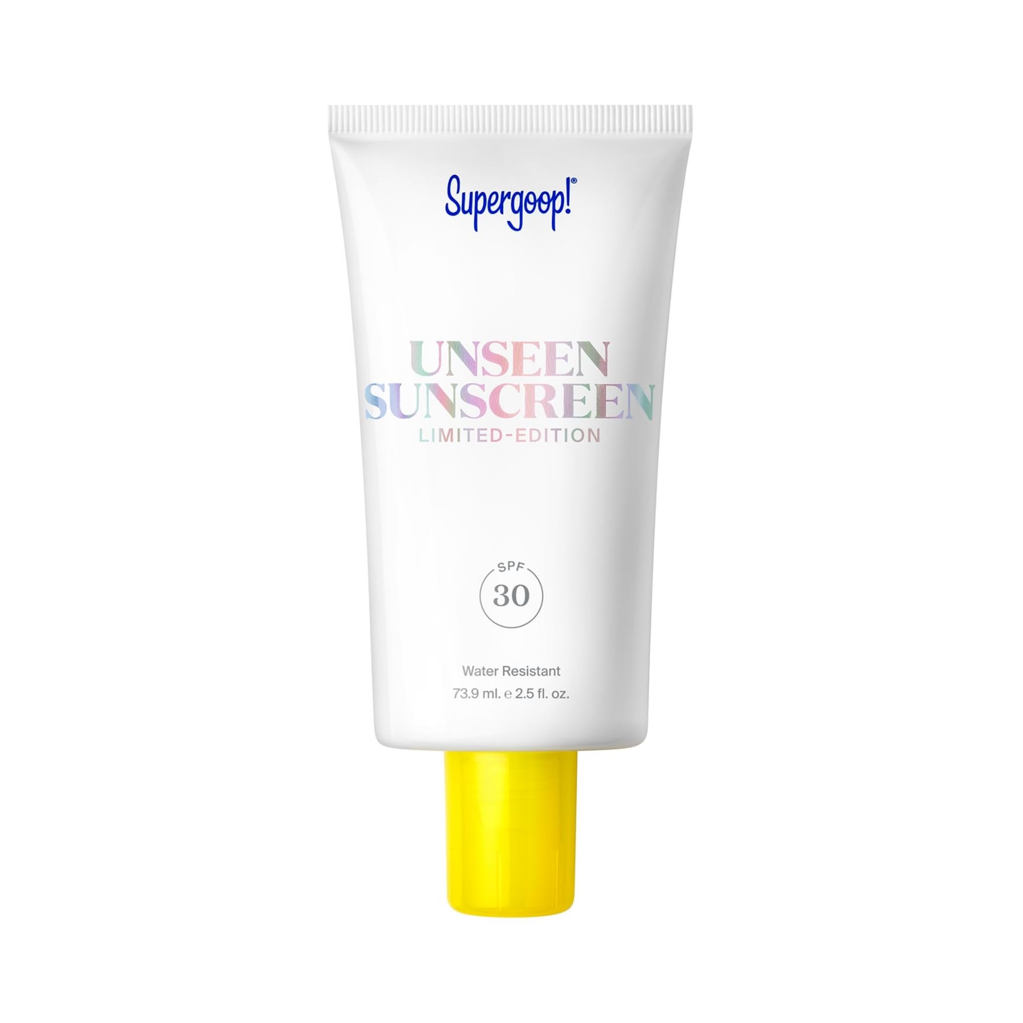 Supergoop! Unseen Sunscreen, SPF 30, Invisible, Broad Spectrum Face Sunscreen + Makeup-Gripping Primer, Weightless, Scentless