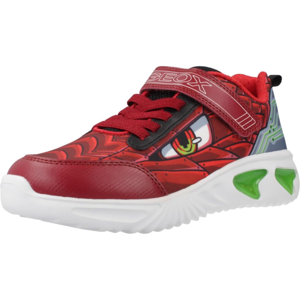 Geox - J Assister Boy B, Zapatillas, DK Red,