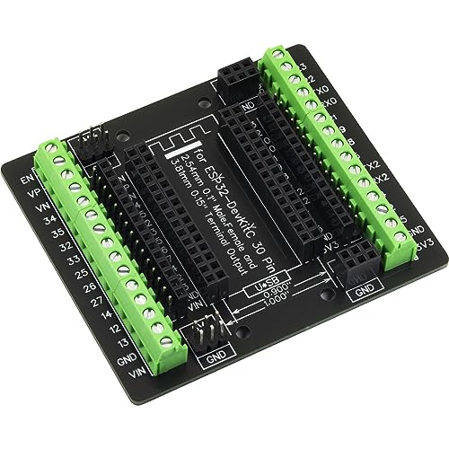 Image of for ESP32 Breakout Board 30 Pins GPIO 1 into 3 Expansion Board 3.81mm 0.15 inch Terminal Blocks for ESP32 Module ESP-WROOM-32 ESP32-DevKitC