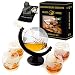 Whiskey Decanter – Best Ship Whiskey Decanter Set (30oz) with nice Gift Box – Ideal Christmas gifts for men - Housewarming gifts for new home –  Globe Decanter for Scotch or Liquor       