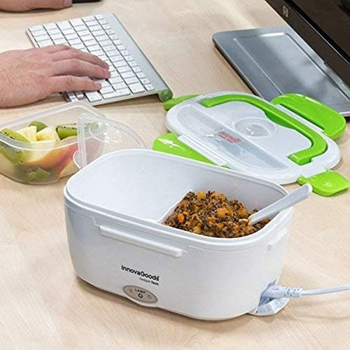 InnovaGoods IG117056 Electric Lunch Box, 40 W, White, 16.5 x 23 x 10.5 cm