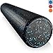 LuxFit Extra Firm Speckled Foam Roller with Online Instructional Video (Blue, 18-Inch)