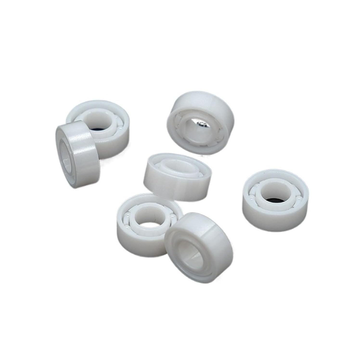 4PCS 686 6x13x5 mm Full Ceramic Bearings ZrO2 Zirconia Ball Bearings Top Quality MR686 Ceramic Bearing