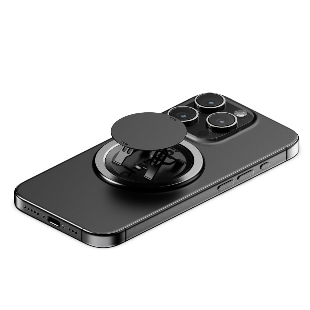 Ohsnap Phone Grip - Gen 5 | Il Phone Grip più sottile | Supporto compatibile con iPhone & Android | Anello magnetico in alluminio | per MagSafe | Stand e supporto Mag ultra sottile 3mm