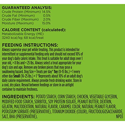 Milk-Bone Rawhide Free Gnawbones Chicken + Peanut Butter & Chicken Flavors 16 Mini Knotted Bones (Pack Of 2) Dog Treats Bundle #TOP7