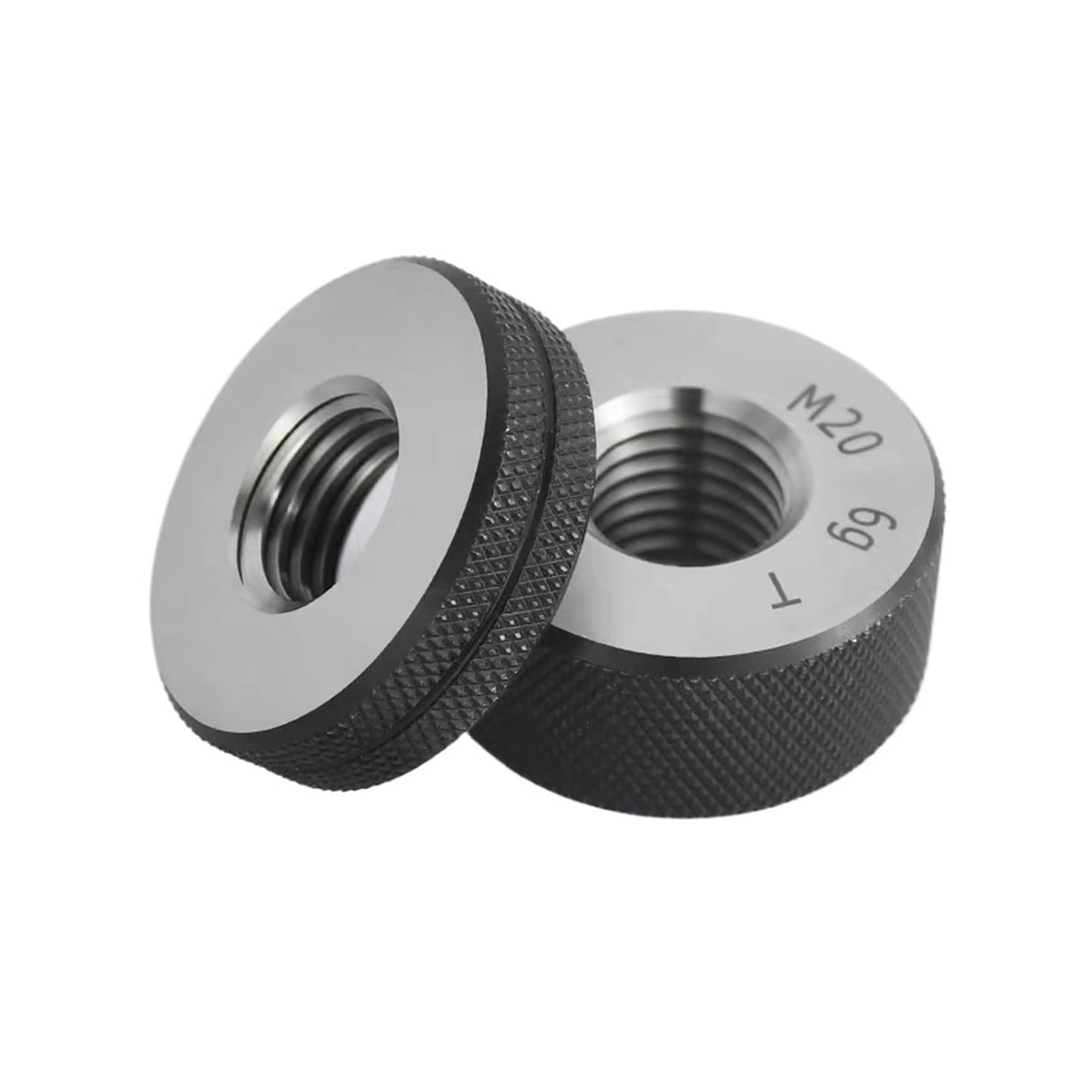 M11-M40 X 1,5 mm 6G metryczny miernik pierścieniowy z drobnym gwintem, 1 zestaw zawiera GO i NO GO, precyzyjne narzędzie pomiarowe(M40*1.5-6g)