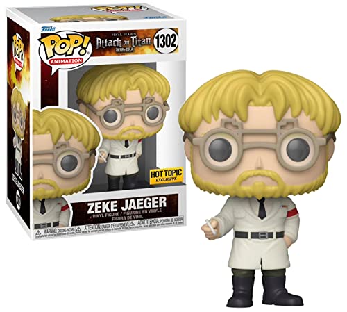 Funko Pop Attack On Titan 1302 Zeke Jaeger Exclusive