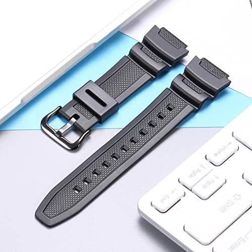 Mcxgl Natural Resin Replacement Watch Band For Casio Ae-1200 Sgw-300H Mrw-200H W-735H Waterproof Rubber Strap #TOP1